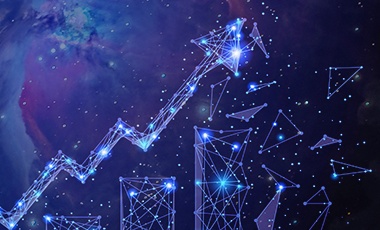 Wykres wzrostu w kosmosie